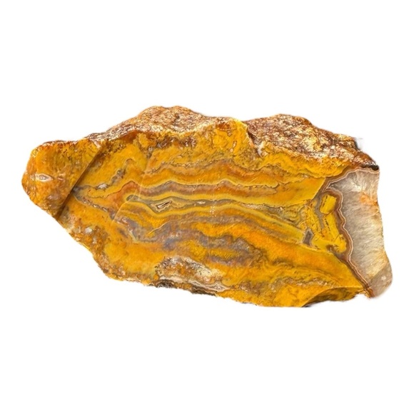 Rare Turkish Agate Yellow and White Banding - Picture 9 of 11